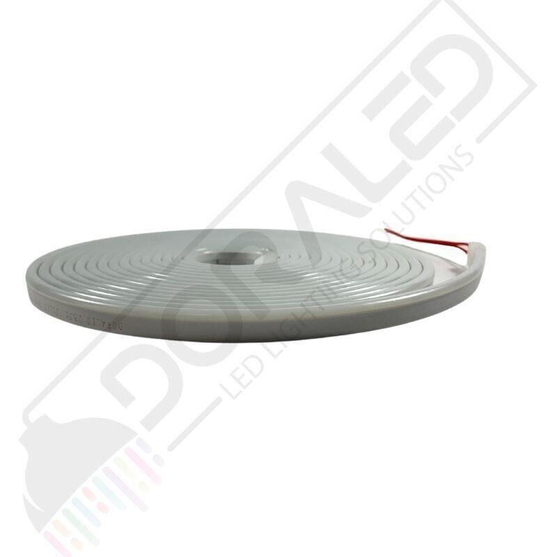 12 Volt 6x12mm Beyaz Esnek Neon Led 5 Metre (1 cm'de Kesilebilir.)