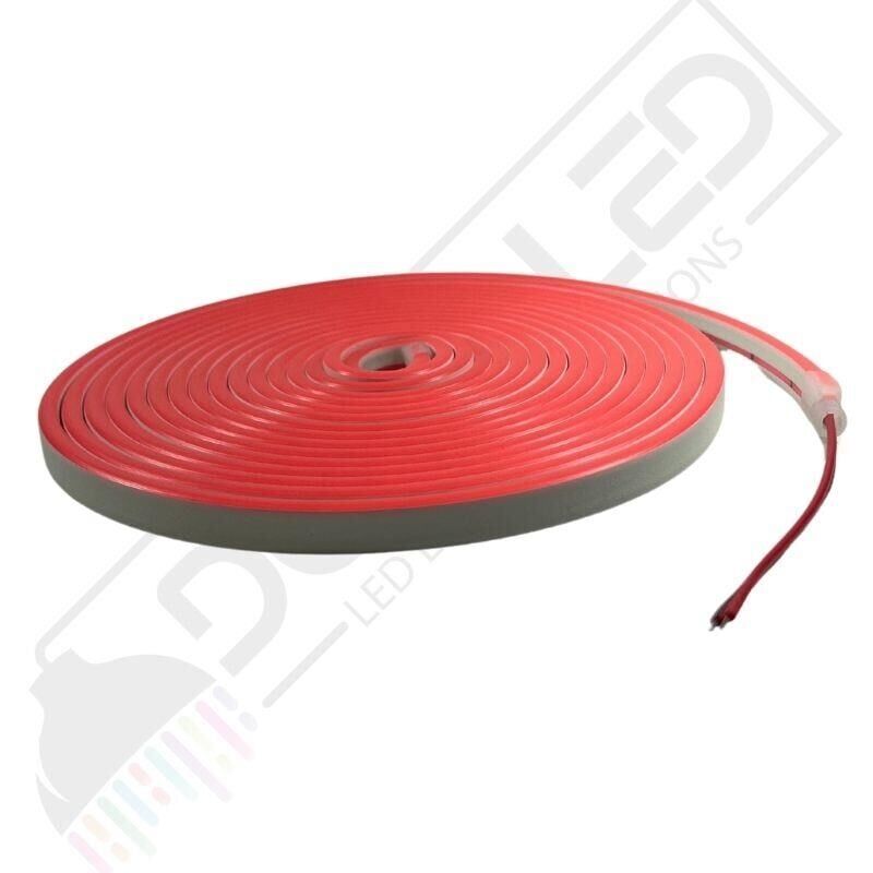 12 Volt 6x12mm Pembe Esnek Neon Led 5 Metre (1 cm'de Kesilebilir.)