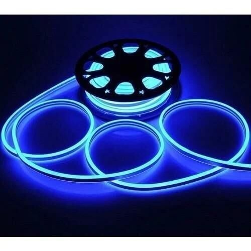 6x12mm Mor Renk Neon Led 50 Metre Makara