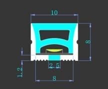 10x8mm 4000K Natural Beyaz 12 Volt Flat Neon Led 25 Metre – 2,5 Cm'de Bir Kesilebilir Mobilya Gömme Düz Neon