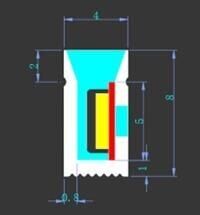12V 25M Flat Gömme Neon LED Şerit - 12x10mm 3000K Gün Işığı - 2.5cm Kesilebilir Mobilya İçi Gizli Aydınlatma