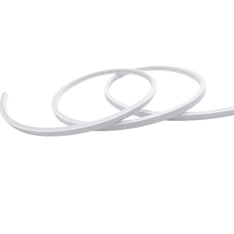 12V 25M Flat Gömme Neon LED Şerit - 12x10mm 3000K Gün Işığı - 2.5cm Kesilebilir Mobilya İçi Gizli Aydınlatma