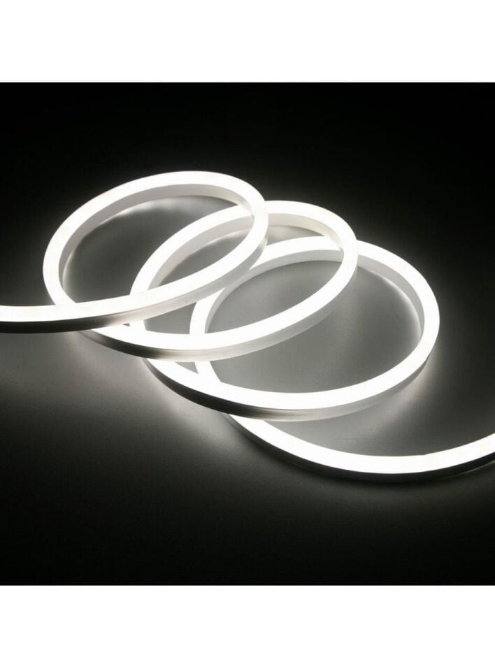 BEYAZ NEON LED TAK ÇALIŞTIR NEON LED 220 VOLT 5m