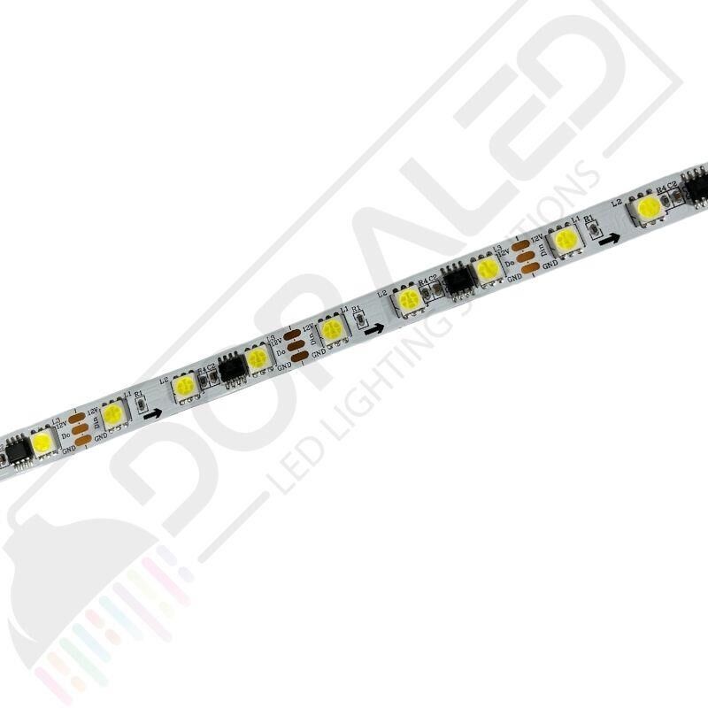 Beyaz Pixel Şerit Led 2811 12 Volt IP20 5M