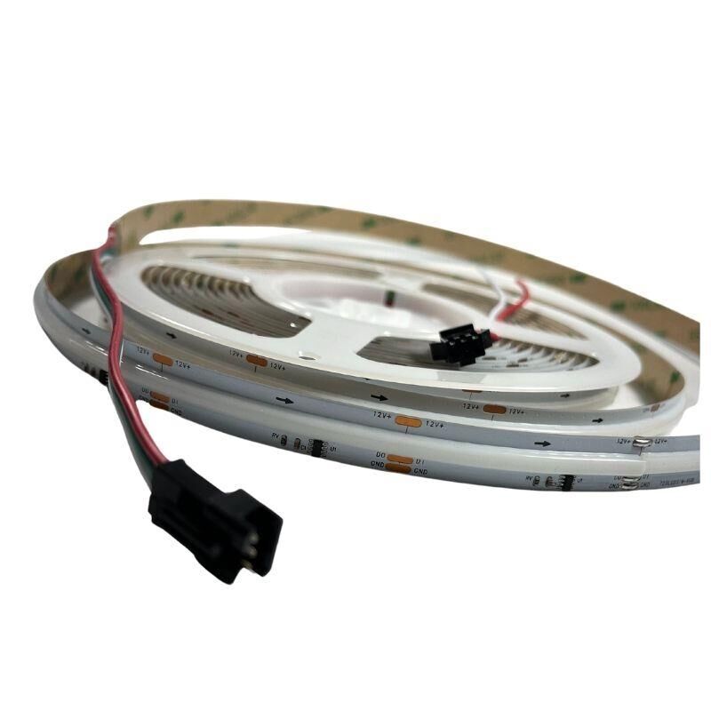 12V 12MM WS2811 RGB Pixel Cob Şerit Led 720 Ledli IP20 5M
