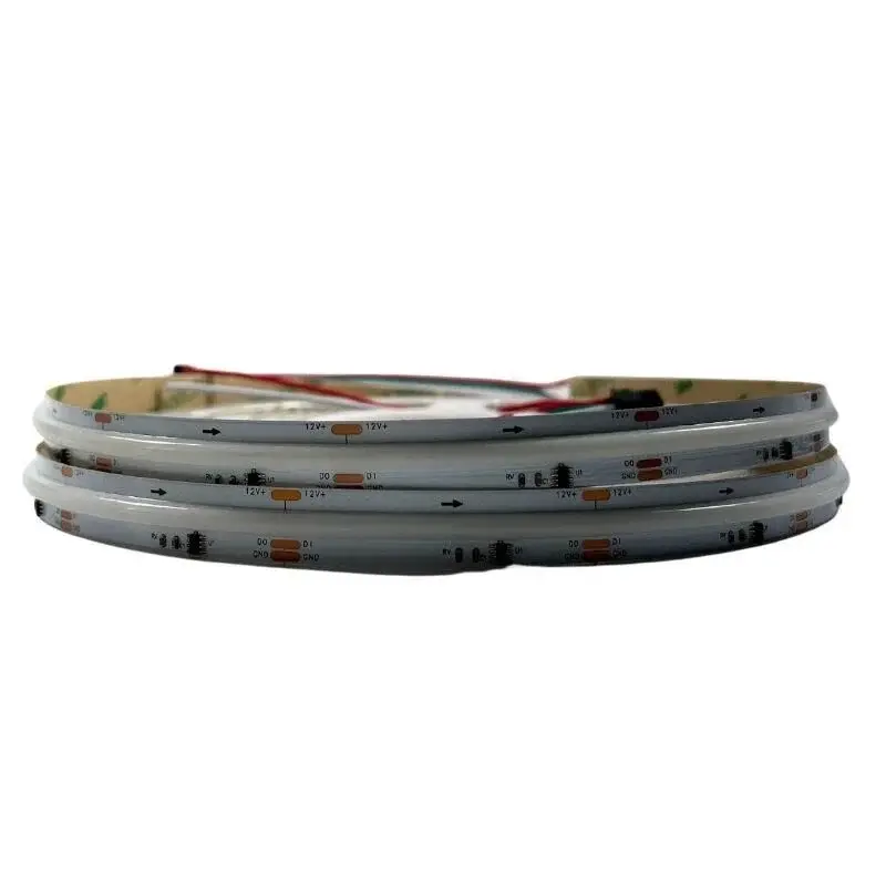 12V 12MM WS2811 RGB Pixel Cob Şerit Led 720 Ledli IP20 5M